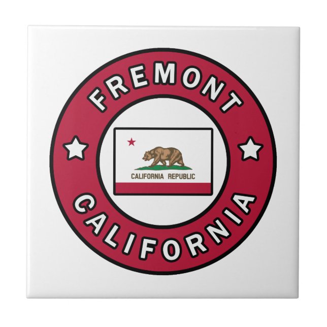 Fremont California Fliese (Vorderseite)