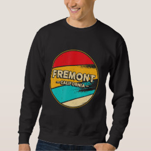 Fremont California Retro Vintag Sunset US Staat F Sweatshirt