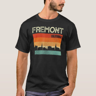 Fremont California Town Skyline T-Shirt