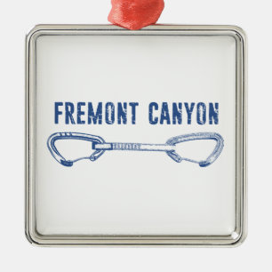 Fremont Canyon Wyoming Klettern Quickdraw Ornament Aus Metall