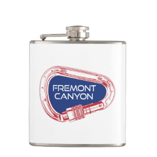 Fremont Canyon Wyoming Rock Klettersteig Carabiner Flachmann