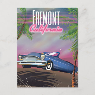 Fremont Kalifornien Reiseplakat Postkarte