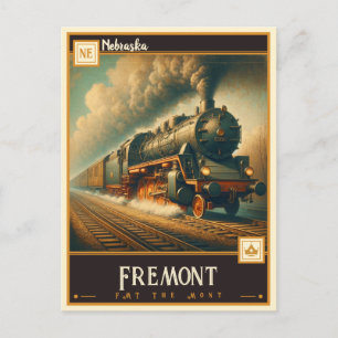 Fremont, Nebraska Vintage Postkarte