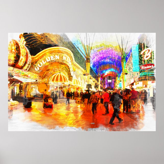 Fremont Street Experience Las Vegas Value Poster (Vorne)