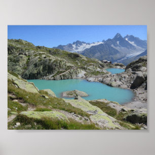 French Alps Lac Blanc Poster