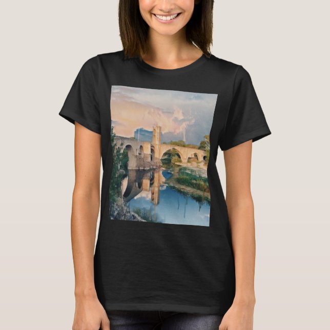 French Aqueduct - Pont du Gard T-Shirt (Vorderseite)