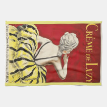 French art nouveau beauty Creme de Luzy advertisem