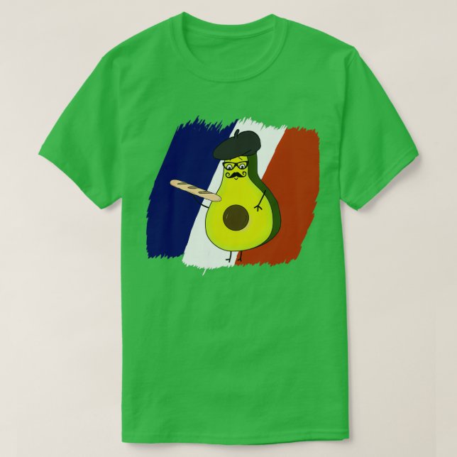 French Avocado T-Shirt (Design vorne)