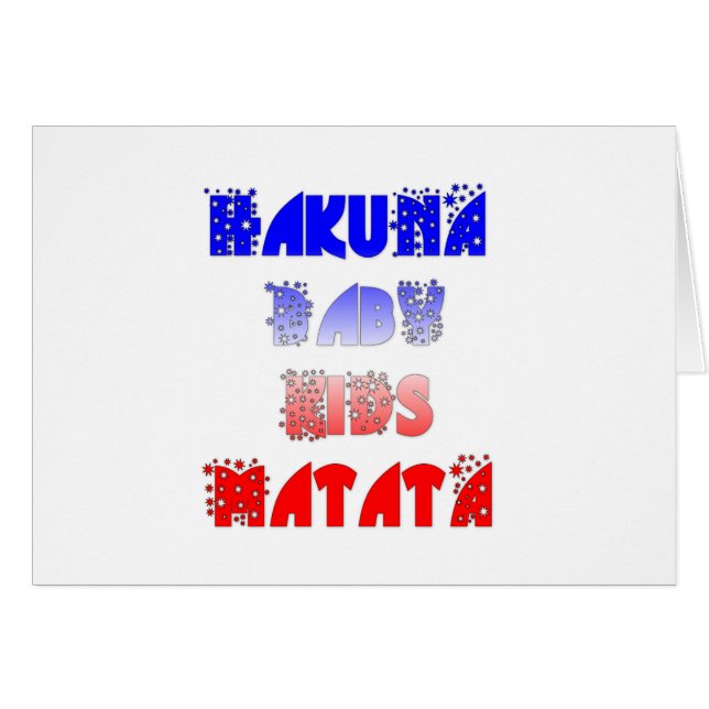 French Baby Kids Hakuna Matata.png (Vorderseite (Horizontal))