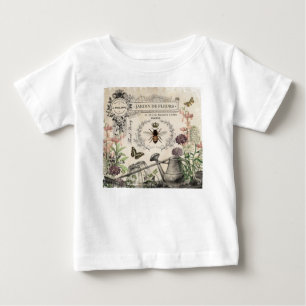 FRENCH BEE GARDEN BABY T-SHIRT