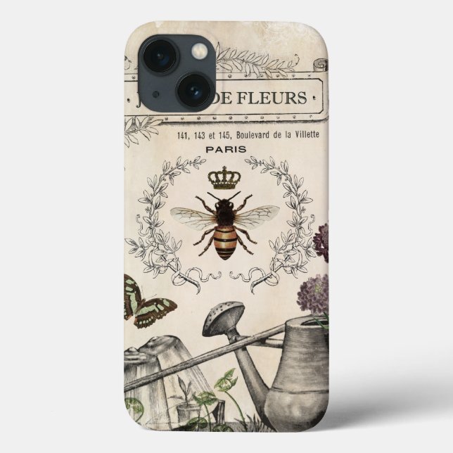 FRENCH BEE GARDEN Case-Mate iPhone HÜLLE (Rückseite)
