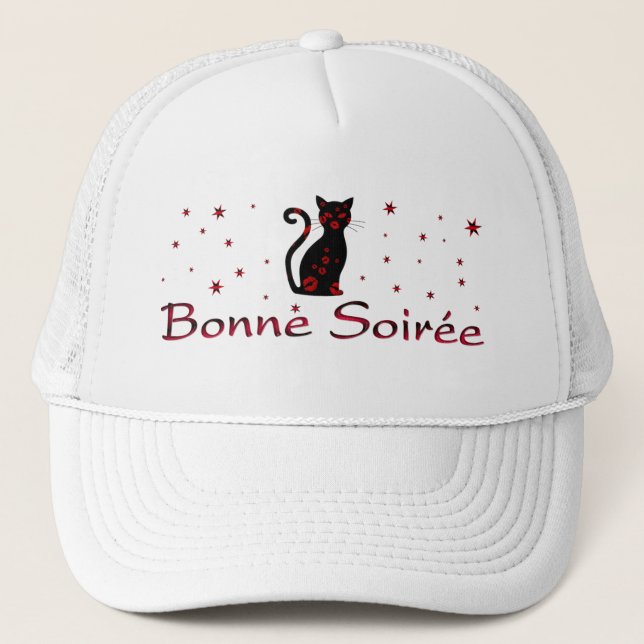 French:Bonne Soiree Truckerkappe (Vorderseite)