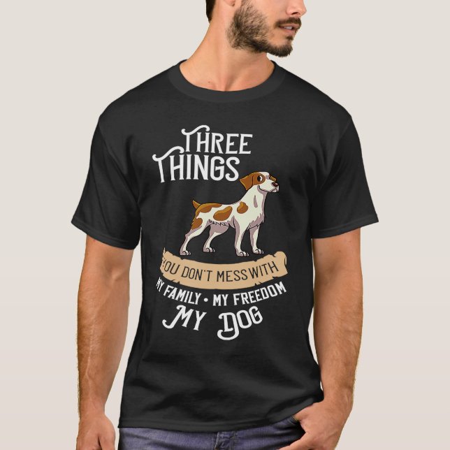 French Brittany Spaniel Puppies Owner Lover 1 T-Shirt (Vorderseite)
