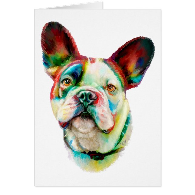French Buldog Bright Bust (Devant)