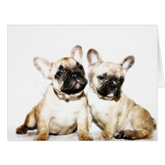 French Bulldog Art (Vorderseite (Horizontal))