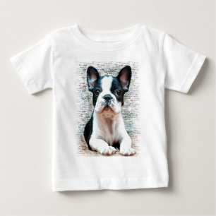 French Bulldog Baby ärmelloses Kleid T-shirt