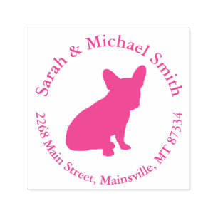 French Bulldog Baby Dusche Frenchie Pink Permastempel