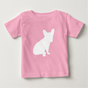 French Bulldog Baby Dusche Frenchie Pink T-shirt