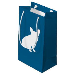 French Bulldog Baby Dusche Frenchy Frenchie Blue Kleine Geschenktüte