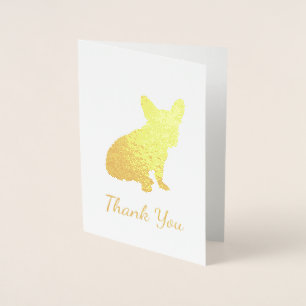 French Bulldog Baby Shower Frenchie Frenchy Folienkarte