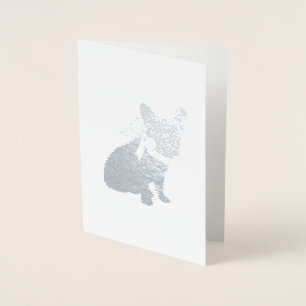 French Bulldog Baby Shower Frenchy Frenchie Folienkarte