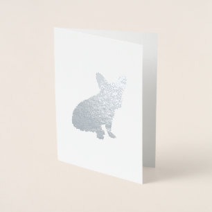 French Bulldog Baby Shower Frenchy Frenchie Folienkarte
