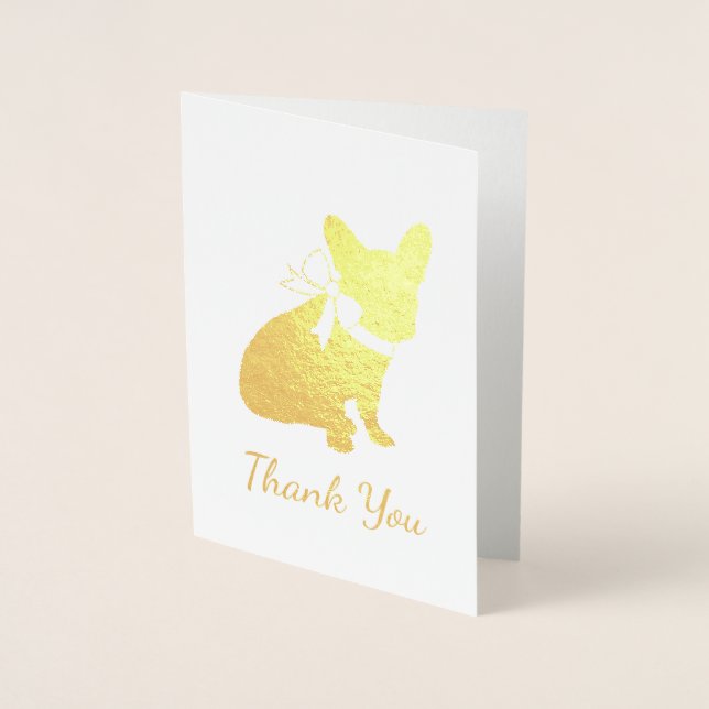French Bulldog Baby Shower Frenchy Frenchie Folienkarte (Vorderseite)
