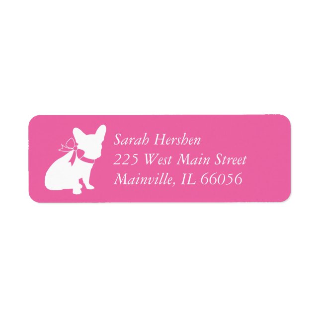 French Bulldog Baby Showroom Frenchy Frenchie Pink (Vorne)