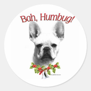 French Bulldog Bah Humbug - Aufkleber