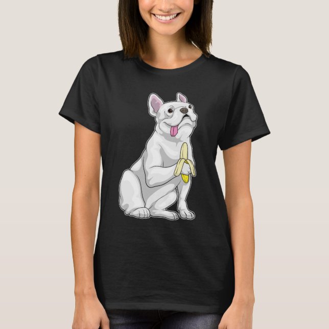 French Bulldog Banana T-Shirt (Vorderseite)