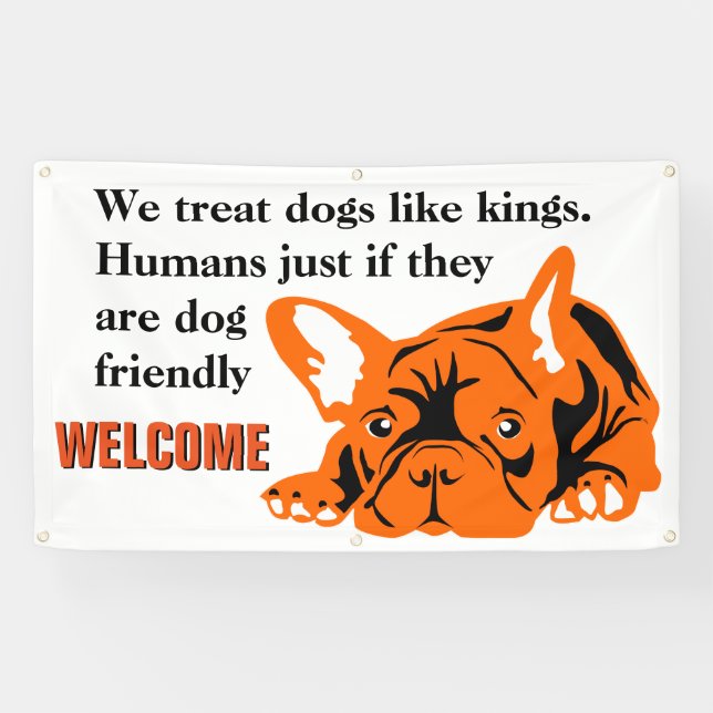 French Bulldog Banner (Horizontal)