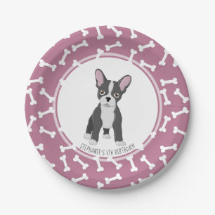 French Bulldog Birthday Pappteller