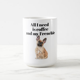 French Bulldog Café Mug pour les amoureux français