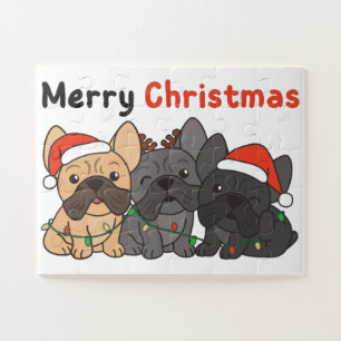 French Bulldog Christmas Animals Niedlich Hunde Ji