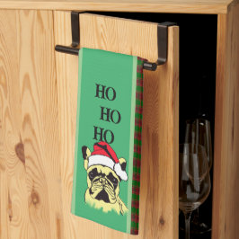 French Bulldog Christmas Cartoon Küchenwäsche Hand Geschirrtuch