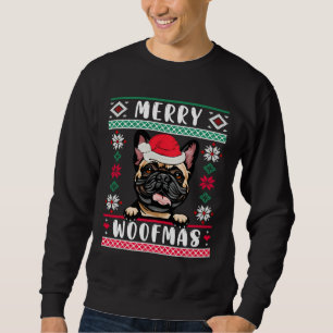 French Bulldog Christmas Downer Sweatshirt
