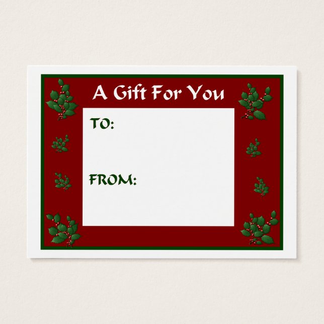 French Bulldog Christmas Geschenke (Rückseite)