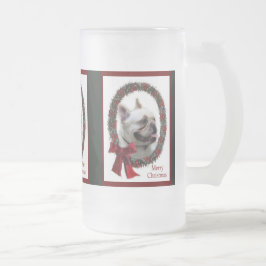 French Bulldog Christmas Geschenke Mattglas Bierglas