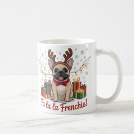French Bulldog Christmas Mug – Fa La La Frenchie  Kaffeetasse