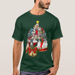 French Bulldog Christmas Niedliche Weihnachten Wei T-Shirt