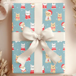 French Bulldog Christmas Pattern Geschenkpapier<br><div class="desc">French Bulldog Christmas Pattern Wrapping Paper</div>