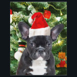 French Bulldog Christmas Tree Ornaments Snowman<br><div class="desc">Niedlicher französischer Bulldogge mit Weihnachtsbaumschmuck Snow Man im Hintergrund.</div>