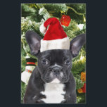 French Bulldog Christmas Tree Ornaments Snowman Briefpapier<br><div class="desc">Niedlicher französischer Bulldogge mit Weihnachtsbaumschmuck Snow Man im Hintergrund.</div>