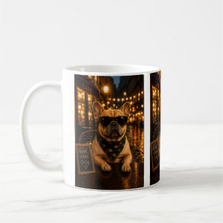French Bulldog Coffee Lover – Cute Dog with Sungla Kaffeetasse