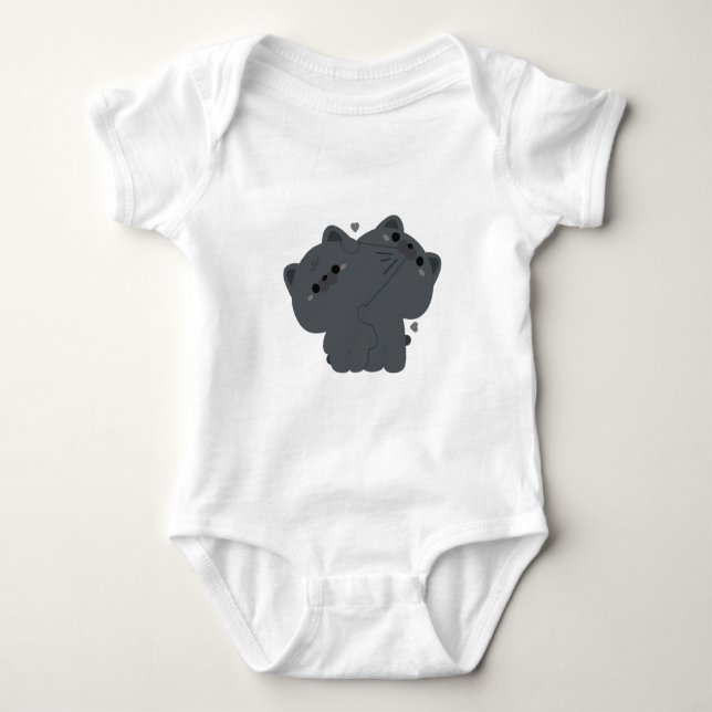 French Bulldog Couple Baby Strampler (Vorderseite)