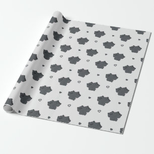 French Bulldog Couple Geschenkpapier