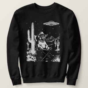 French Bulldog Cowboy UFO Sweatshirt