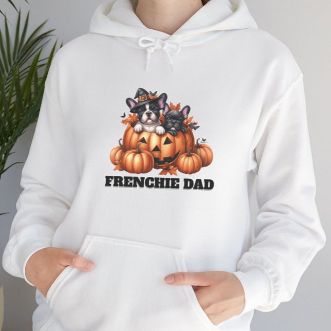 French Bulldog Dad Halloween Pumpkins Hoodie (Von Creator hochgeladen)
