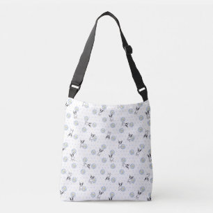 French Bulldog Daisies Tragetaschen Mit Langen Trägern