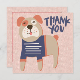 French Bulldog Danke, Card
